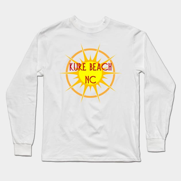 Kure Beach, North Carolina Long Sleeve T-Shirt by Naves